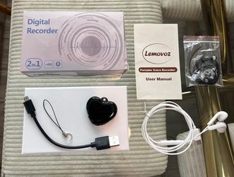 Heart Voice Recorder, Wearable Digital Recorder