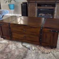 Espresso coffee table