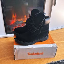 Timberland Premium Black Velvet Custom Made Size 9.5