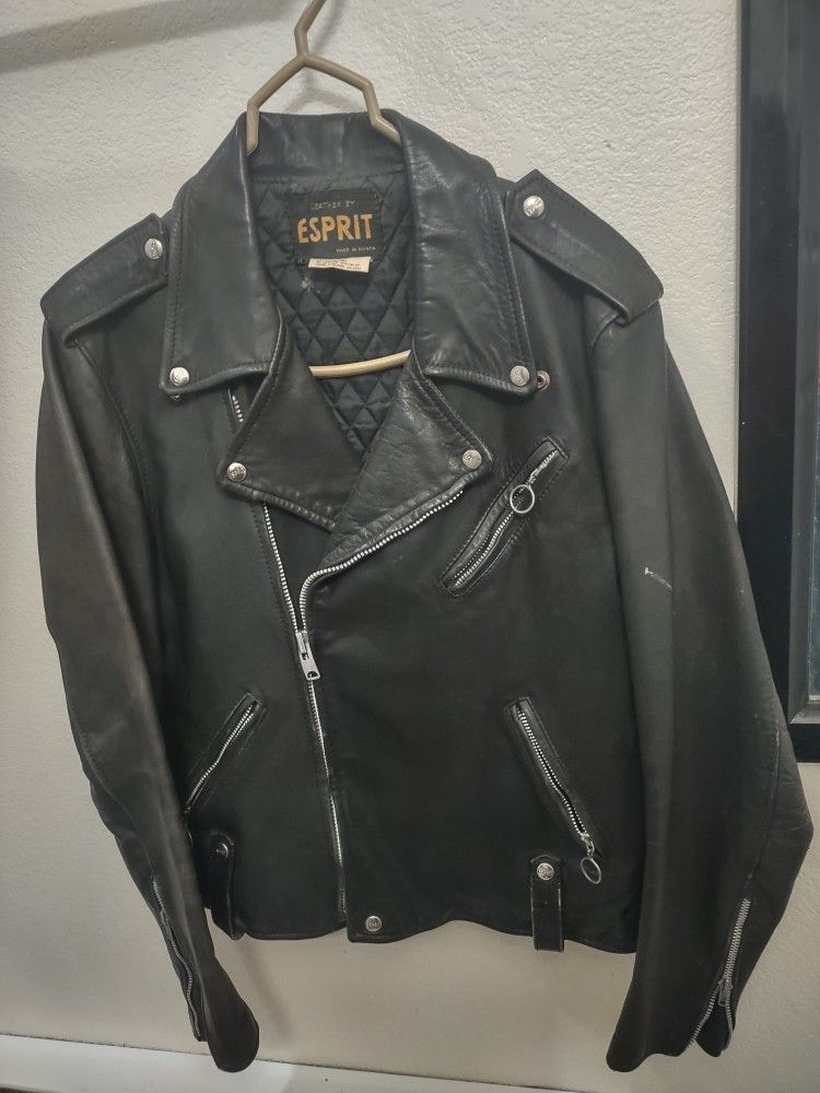 Vintage Men's 80's ESPRIT Motorcycle Jacket , Size 44
