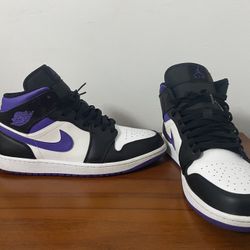 Jordan 1 Mid Dark Iris 