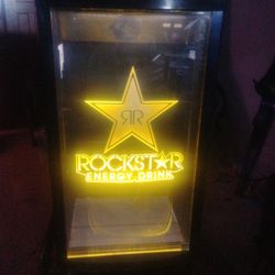 Rare Full Size Rockstar Fridge