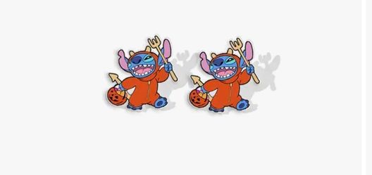 Halloween Disney Earrings Stitch Minnie Mickey Mouse