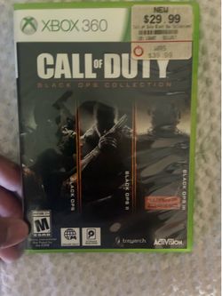Call of duty Black ops 1and 2 Xbox 360