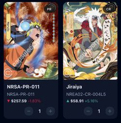 Naruto card collection lot sale/trade
