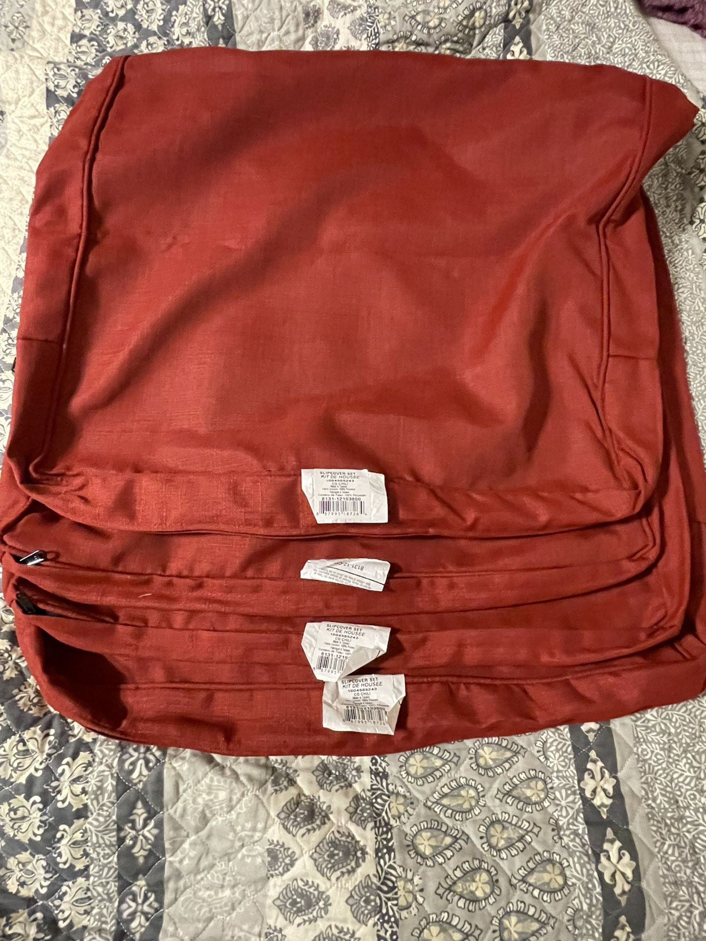 Slipcover set of 4 kit De Housee CG Chili