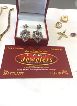 Sterling Silver & marquisite earrings