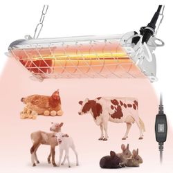 Large heating lamp for chickens, rabbits or other types of animals