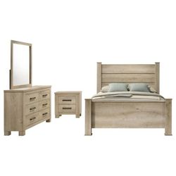 Interest Free installments!! Queen and king Size Bedroom Set,Bed Frame. Nightstand, Dresser, Free Delivery