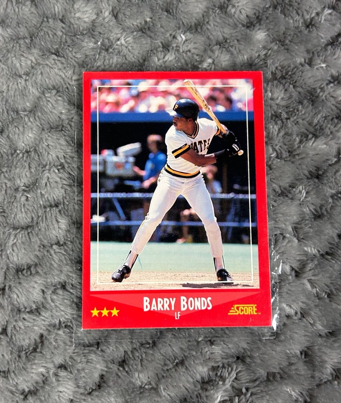 Barry Bonds 1988 Score Baseball Card