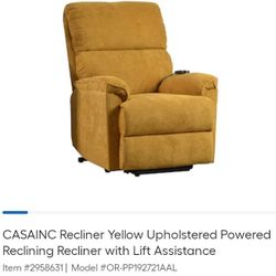 POWERED RECLINER WITH LIFT ASSISTANCE
