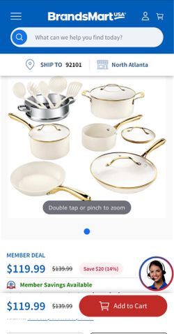 Gotham Steel cookware sets and pots for sale