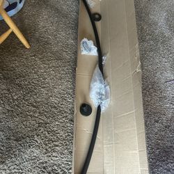 Jacuzzi Matte Black Curtain Shower Rod