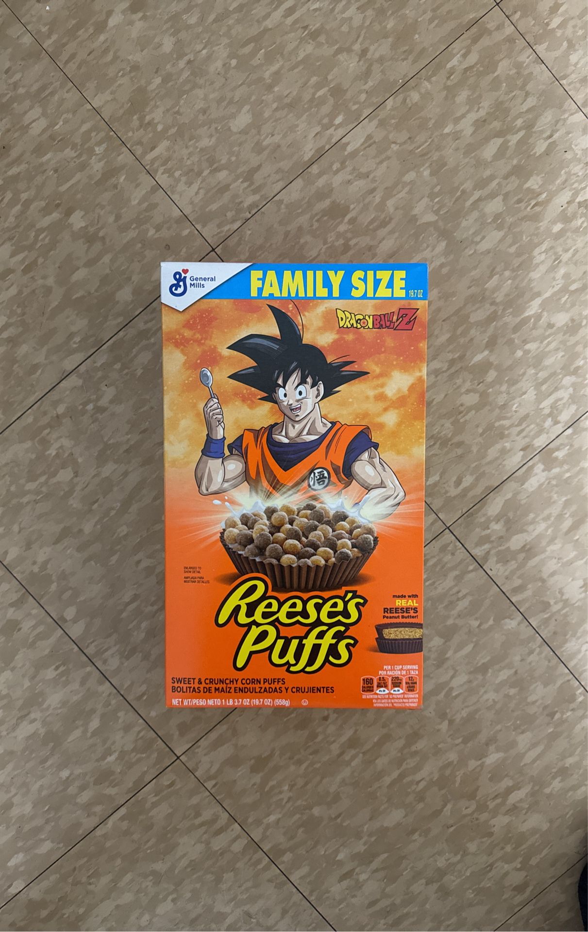 Reese’s Puffs Dragon Ball Z Family Size *Majin Buu Edition