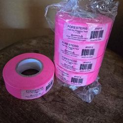 Pink Glo Flagging Tape
