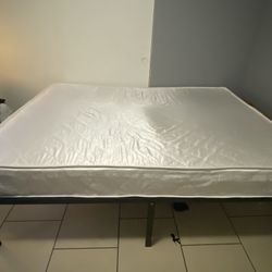 Full Size Mattress And Bed frame 