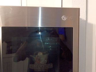 LG fridge double door double slide freezer at the bottom ice maker water purifier user