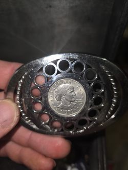 1979 SBA Susan B Anthony Error Coin Belt Buckle