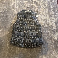 Winter Sleeveless Puffy Jacket Large