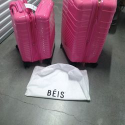 Bies " BARBIE" Carry On And Medium Check In Luggage 
