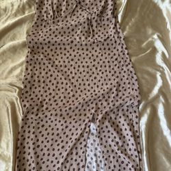 Brown Polka Dot Dress