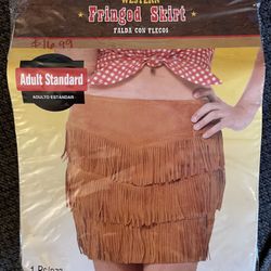 Western Fringed Skirt
