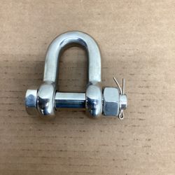3/4'' Shackle, 316 STAINLESS STEEL BOLT PIN D RING RECOVERY OFF-ROAD TOWING