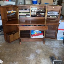 Desk Cabinet Antique!   Pick Up TODAY!!