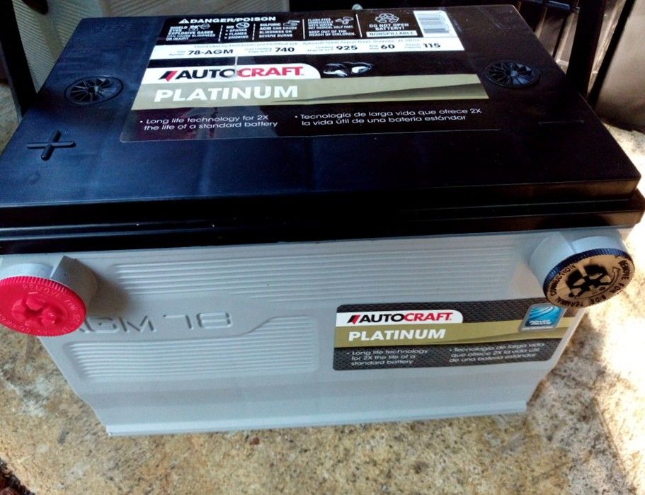 Autocraft Platinum AGM group 78 car truck battery BRAND NEW