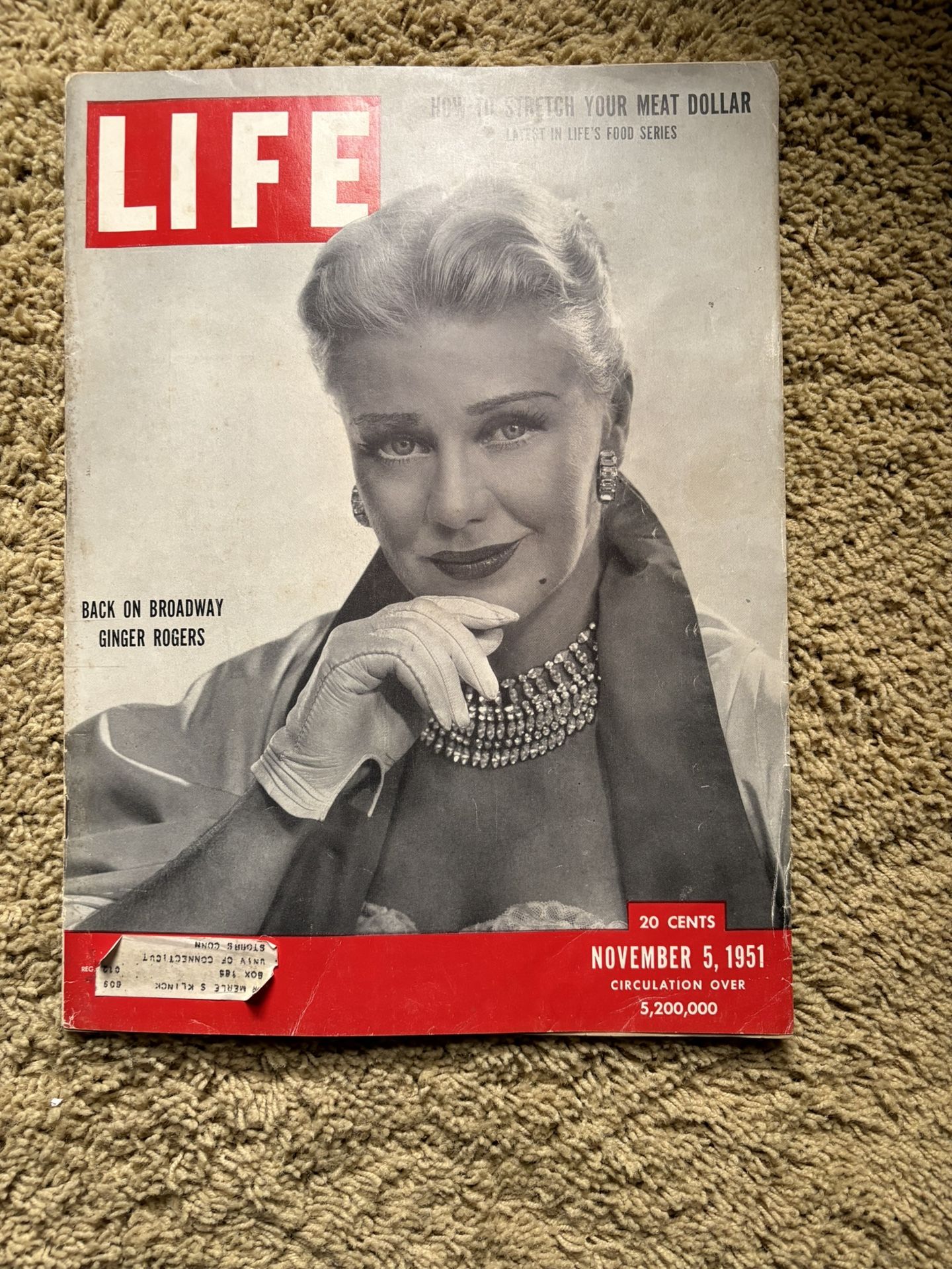 Life magazine. November 5, 1951.