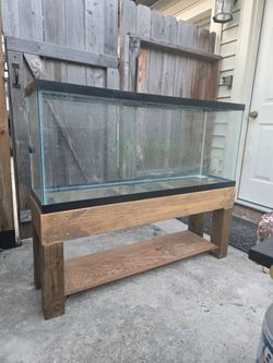 55 G tank and stand