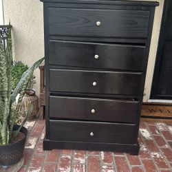 Black  Dresser