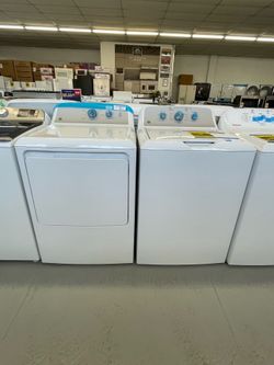 GE 4.3 Cu Ft Washer and Dryer Gas 7.0 Cu Ft