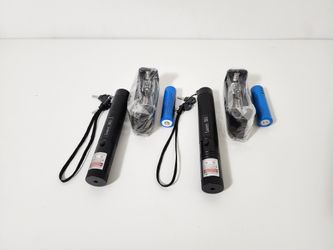 2pcs Red & Green L. Pointer Pen High Power Visible Beam L. Light