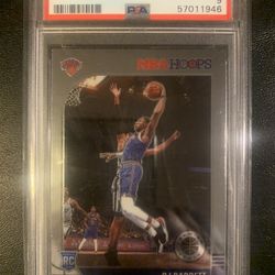 2019-20 NBA Hoops Premium Stock RJ Barrett Rookie Card RC #201 PSA 9 MINT Knicks