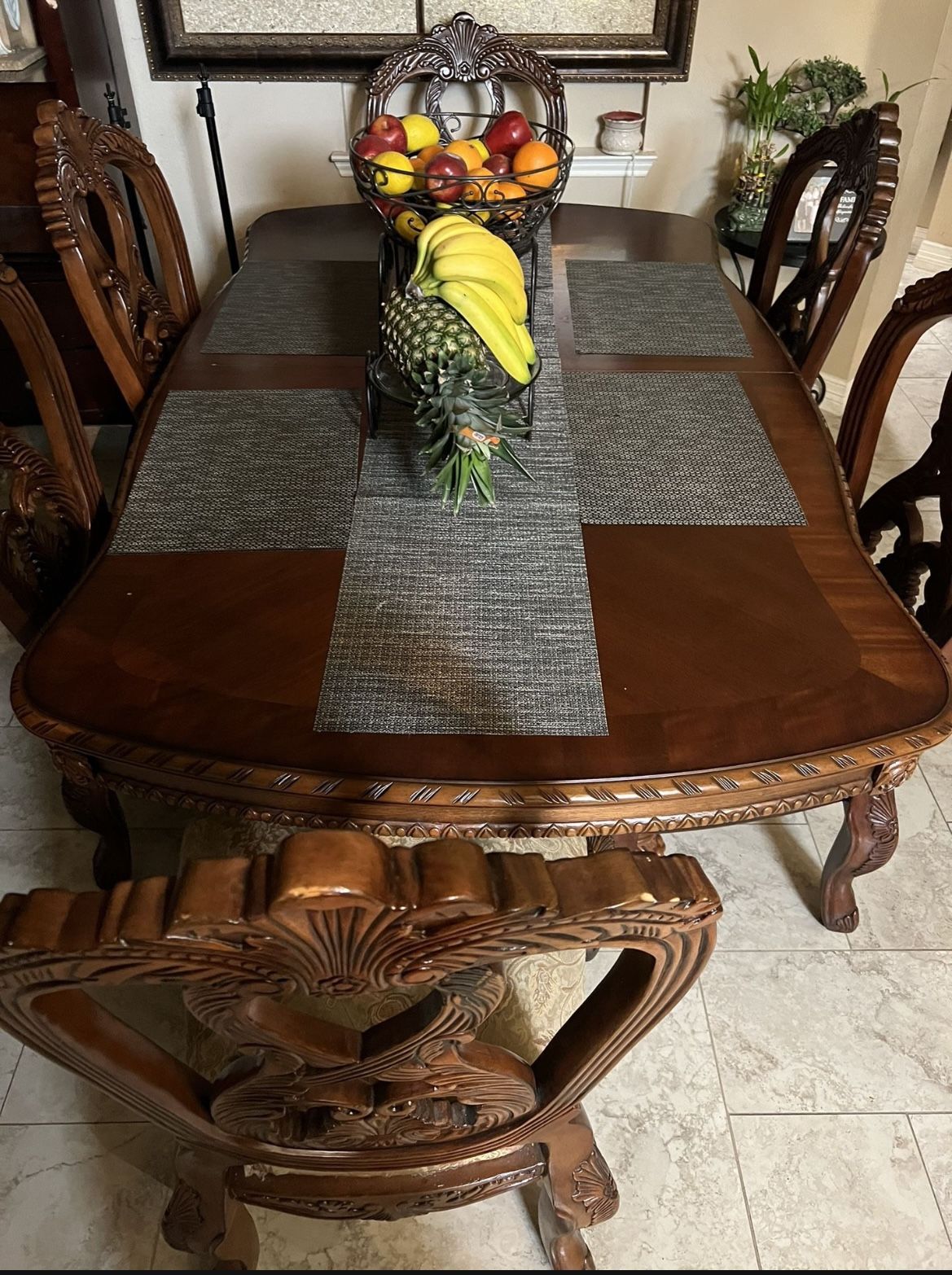 Dining wood table