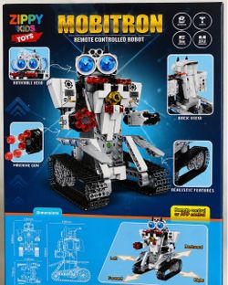 Zippy Kids Toys Mobitron Remote Controlled Robot
