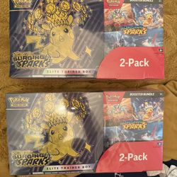 Pokemon Surging Sparks 2 Pack Costco bundle