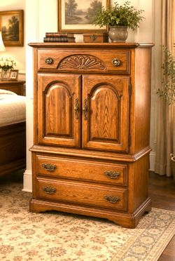 Tall dresser armoire