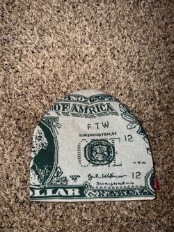Supreme Dollar Bill Beanie
