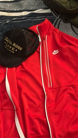 Red Nike Track Jacket