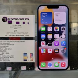 Unlocked Blue iPhone 13 128gb