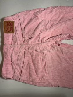 Pink Levi Corduroys