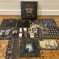 Machina Arcana 2014 Kickstarter Exclusive Box Cards Sealed Token Unpunched 