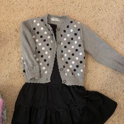 Girls Dress And Sweater