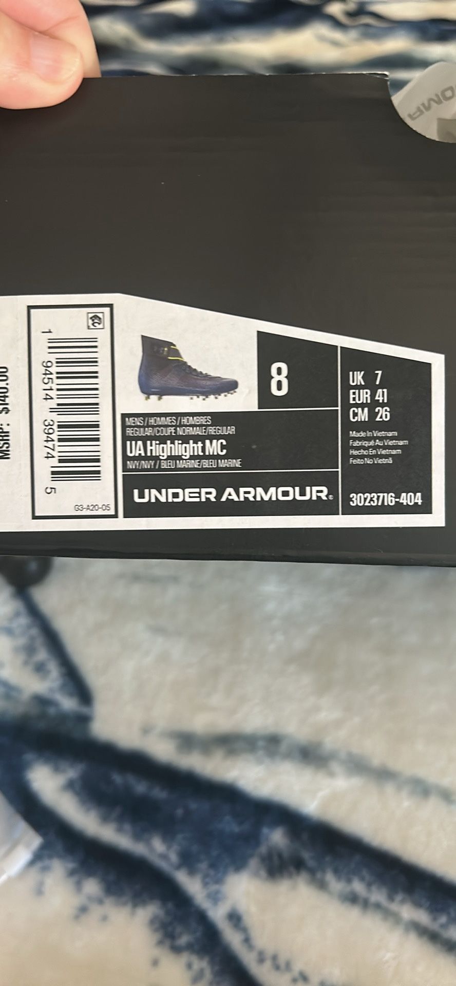 Under Armor Football Cleats