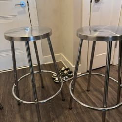 Three Bar Stools 