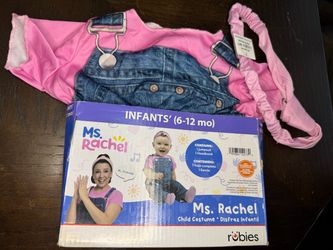 New Ms. Rachel Infant Halloween Costume 6-12 Months