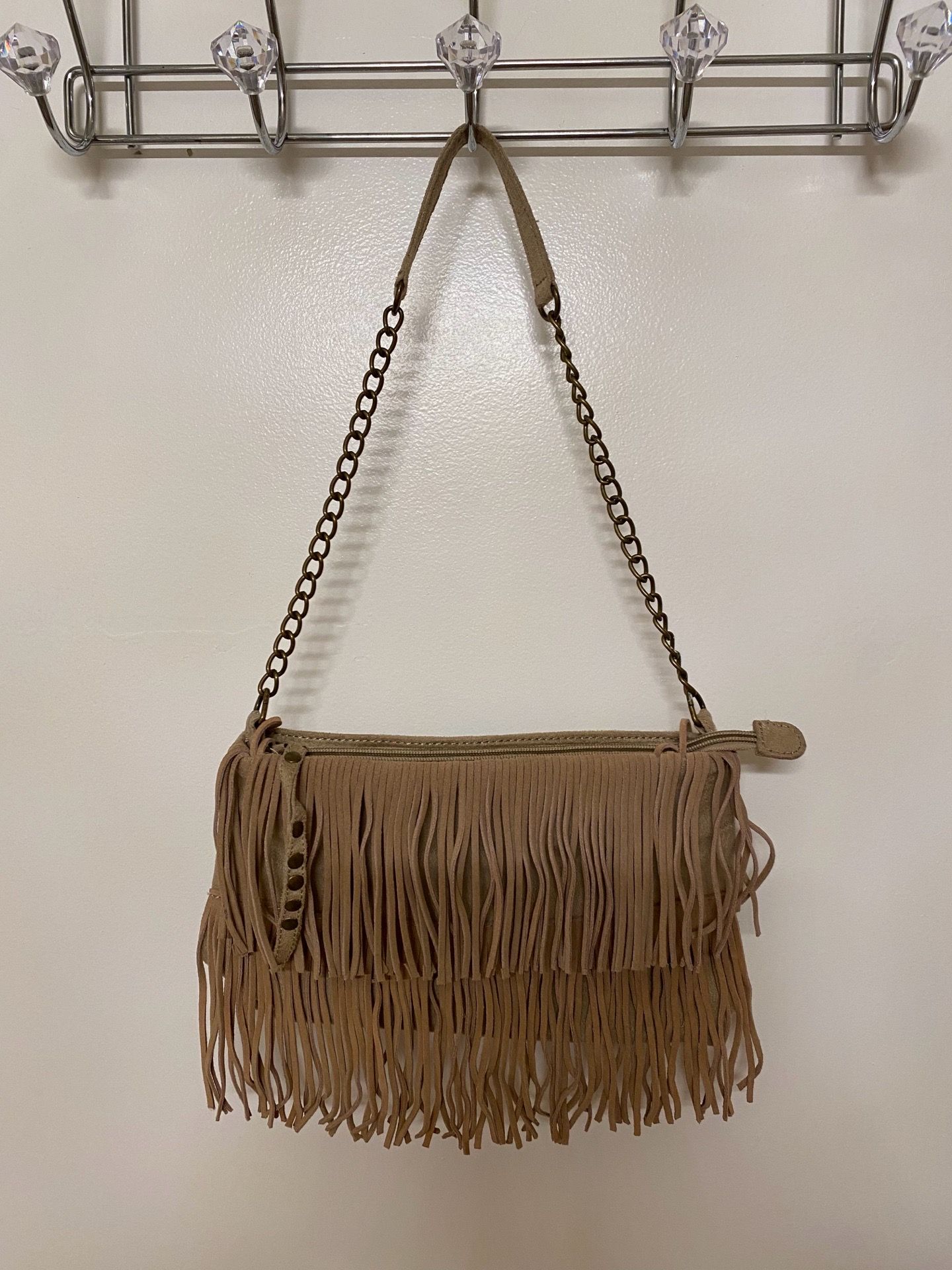 Fringe purse
