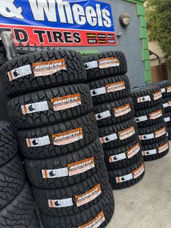 315/70r17 Arroyo Tires RT nuevas con 50,000 millas de garantía las 4